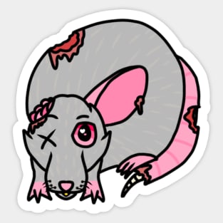 Zombie Rat Sticker